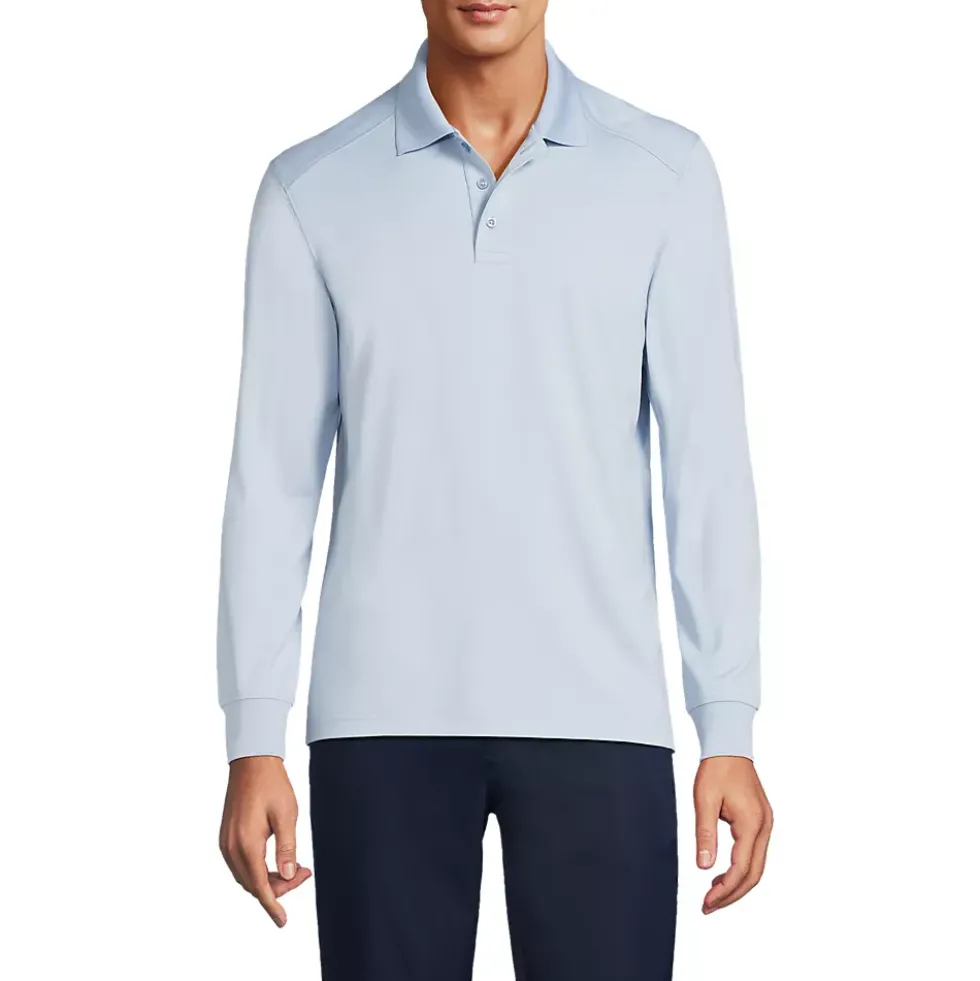 School Uniform Kids Long Sleeve Rapid Dry Polo Shirt