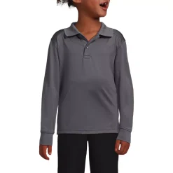 School Uniform Kids Long Sleeve Rapid Dry Polo Shirt