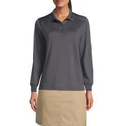 School Uniform Kids Long Sleeve Rapid Dry Polo Shirt