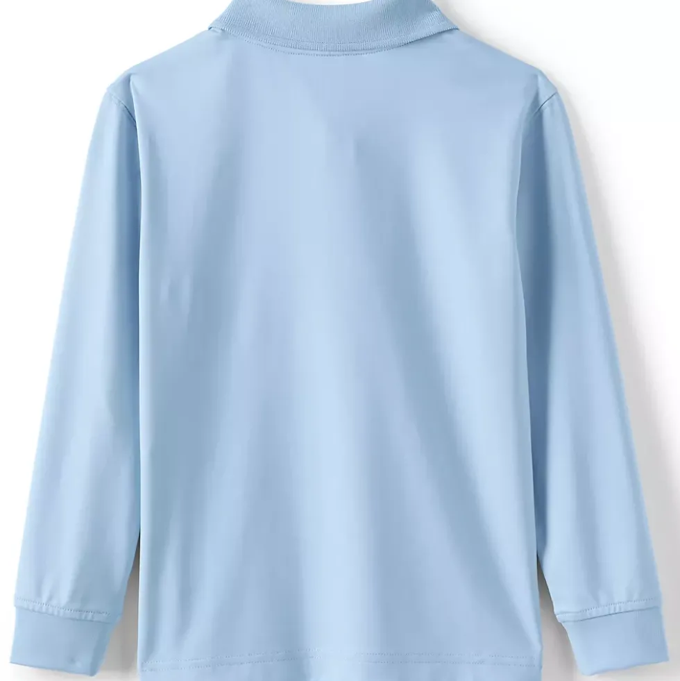 School Uniform Kids Long Sleeve Rapid Dry Polo Shirt