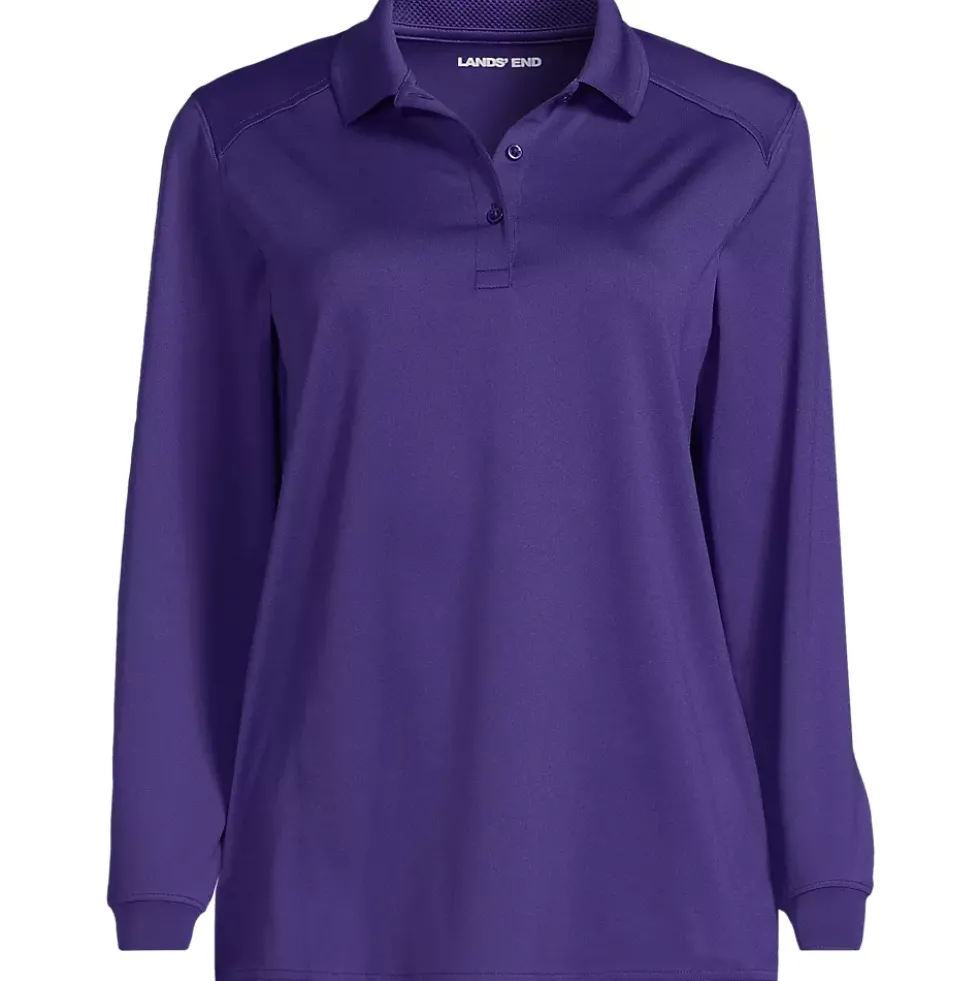School Uniform Kids Long Sleeve Rapid Dry Polo Shirt