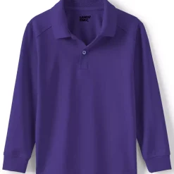 School Uniform Kids Long Sleeve Rapid Dry Polo Shirt