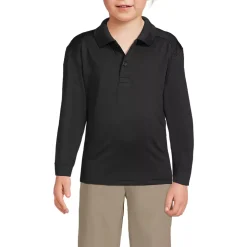 School Uniform Kids Long Sleeve Rapid Dry Polo Shirt