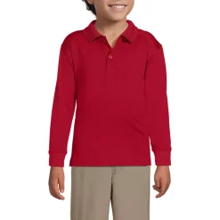School Uniform Kids Long Sleeve Rapid Dry Polo Shirt