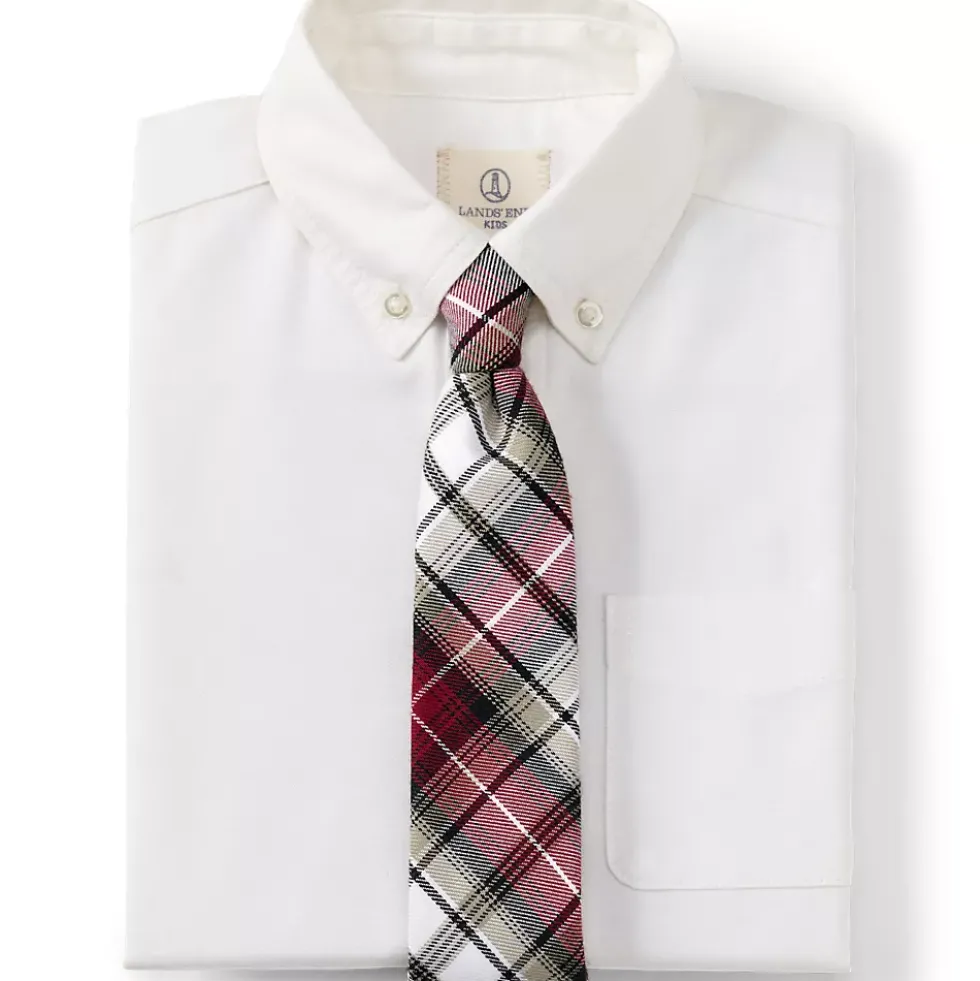 School Uniform Kids Plaid To Be Tied Tie
