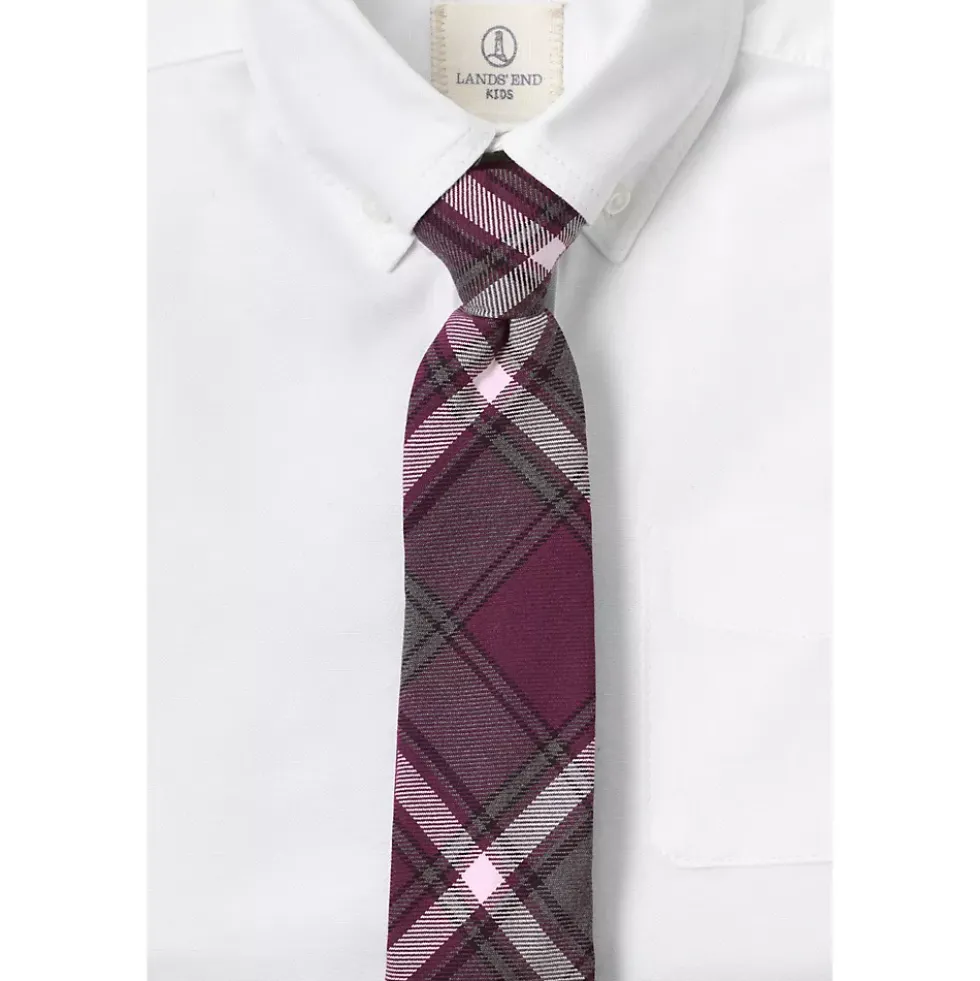 School Uniform Kids Plaid To Be Tied Tie