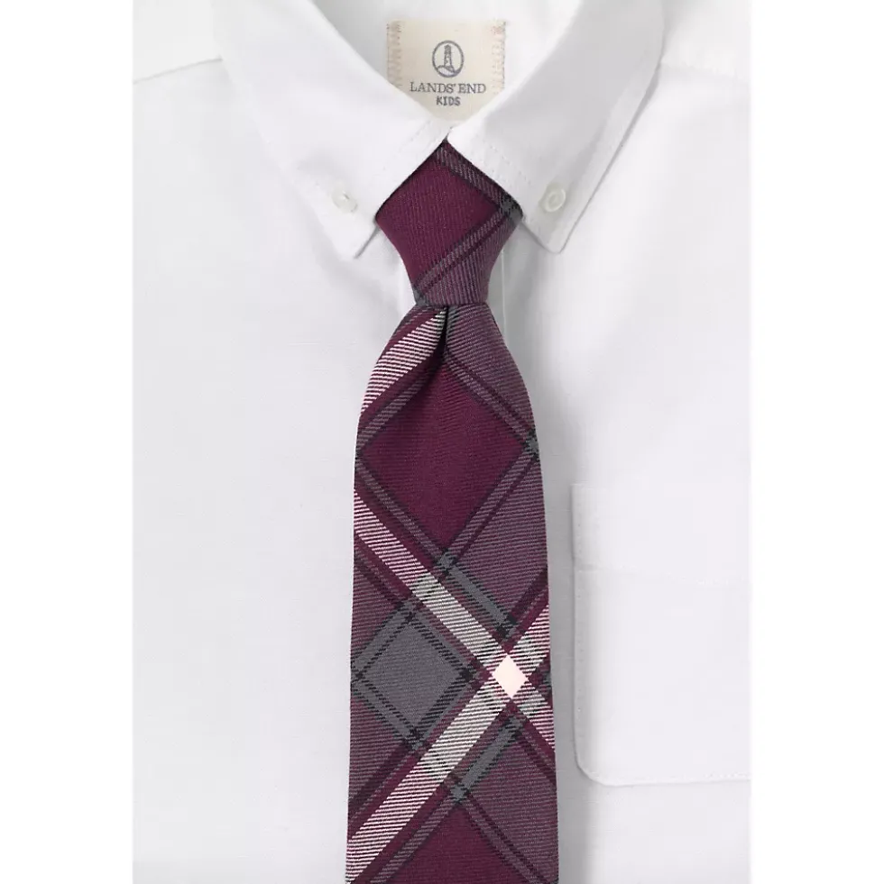 School Uniform Kids Plaid To Be Tied Tie