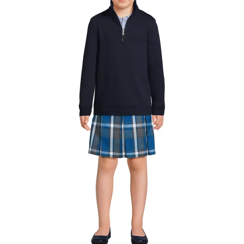 School Uniform Kids Quarter Zip Sweatshirt