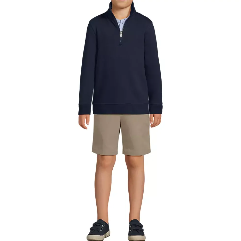 School Uniform Kids Quarter Zip Sweatshirt