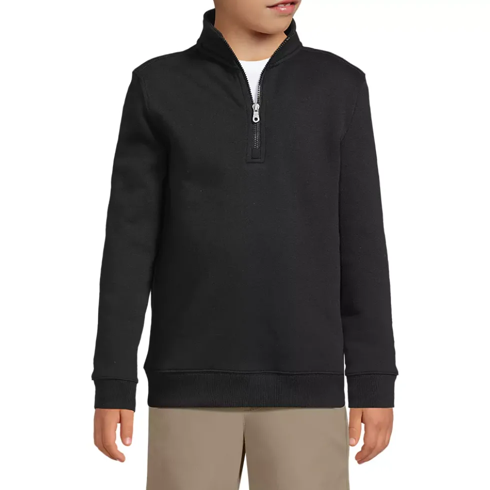 School Uniform Kids Quarter Zip Sweatshirt