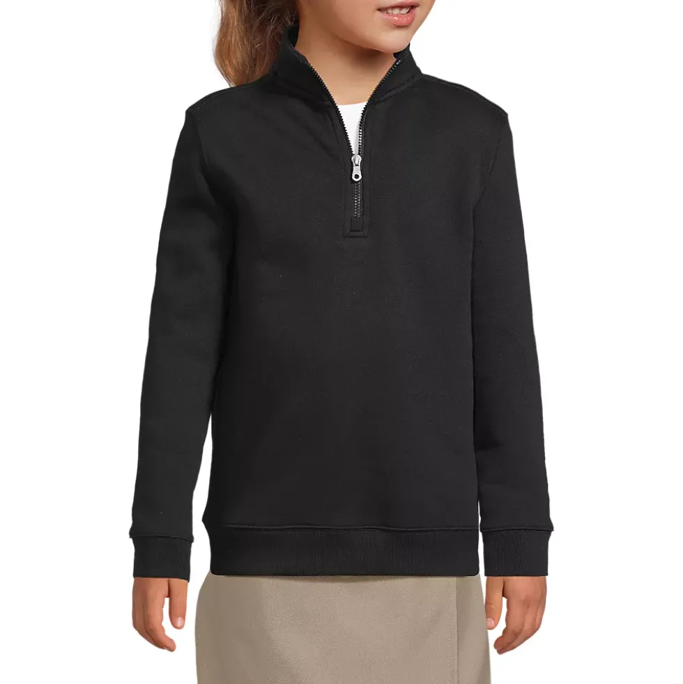 School Uniform Kids Quarter Zip Sweatshirt