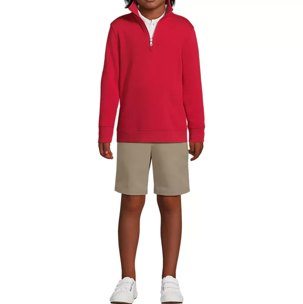 School Uniform Kids Quarter Zip Sweatshirt