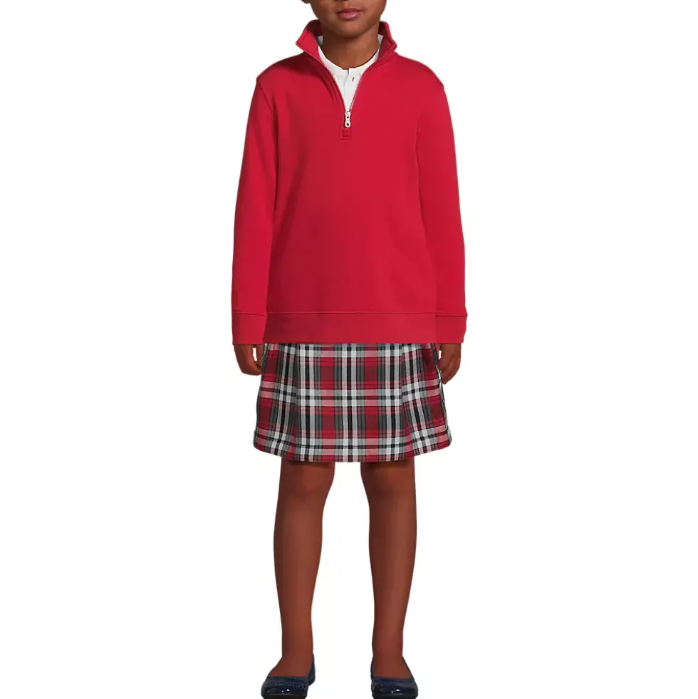 School Uniform Kids Quarter Zip Sweatshirt