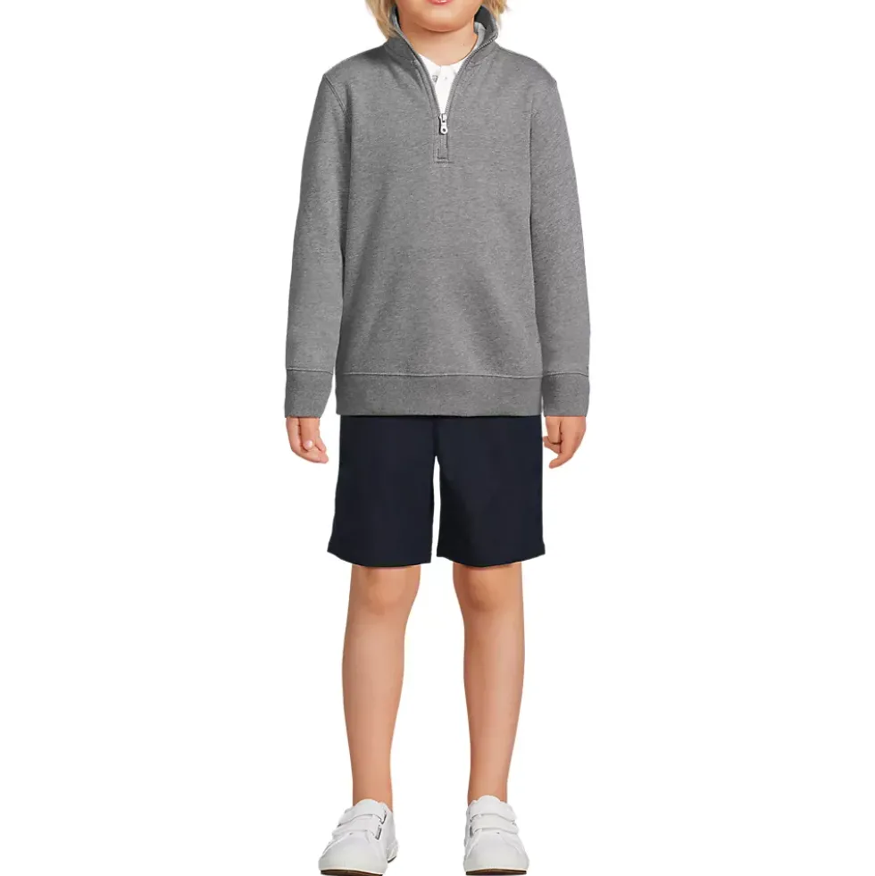 School Uniform Kids Quarter Zip Sweatshirt