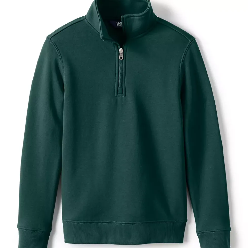 School Uniform Kids Quarter Zip Sweatshirt