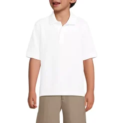 School Uniform Kids Short Sleeve Mesh Polo Shirt