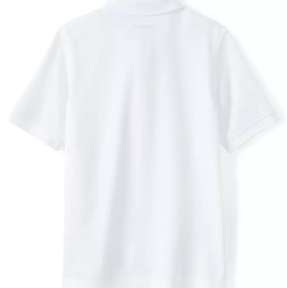 School Uniform Kids Short Sleeve Mesh Polo Shirt