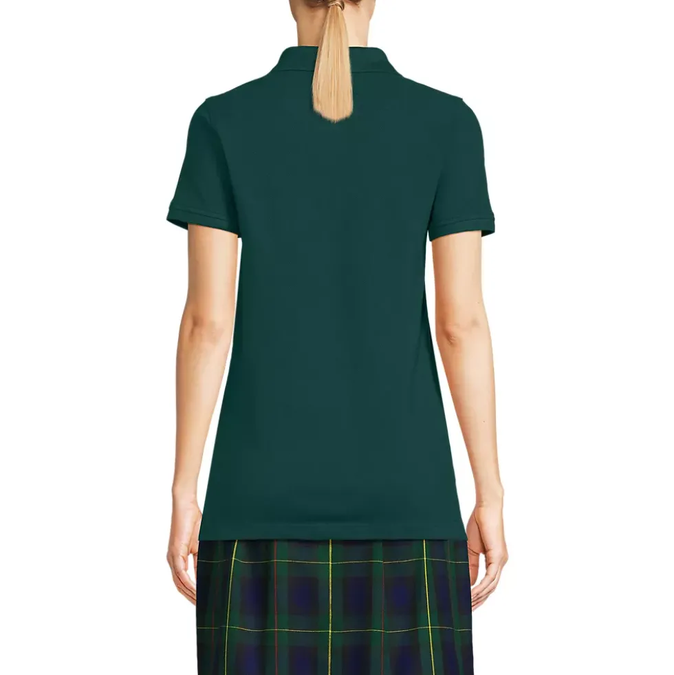 School Uniform Kids Short Sleeve Mesh Polo Shirt