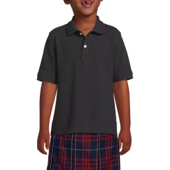 School Uniform Kids Short Sleeve Mesh Polo Shirt