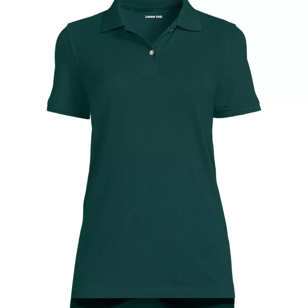 School Uniform Kids Short Sleeve Mesh Polo Shirt