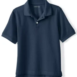 School Uniform Kids Short Sleeve Mesh Polo Shirt
