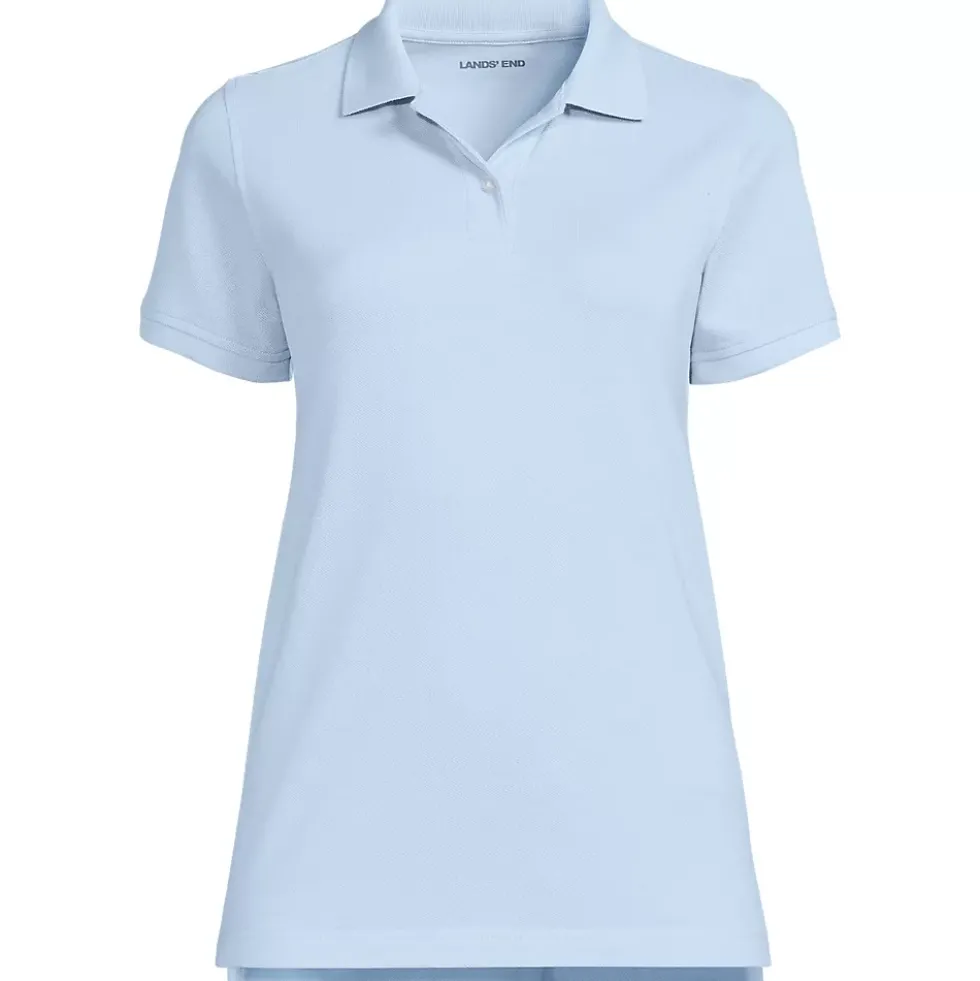 School Uniform Kids Short Sleeve Mesh Polo Shirt