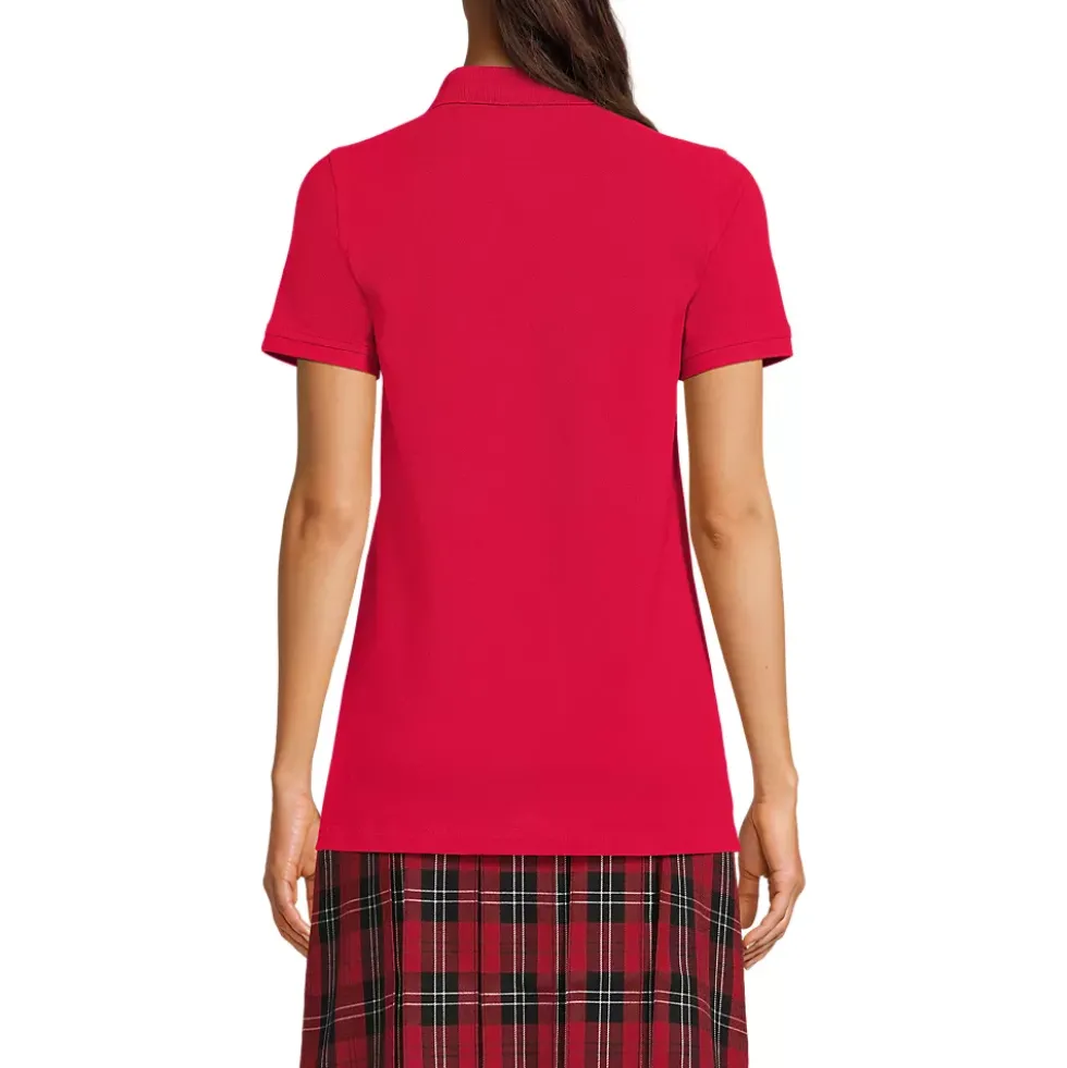 School Uniform Kids Short Sleeve Mesh Polo Shirt