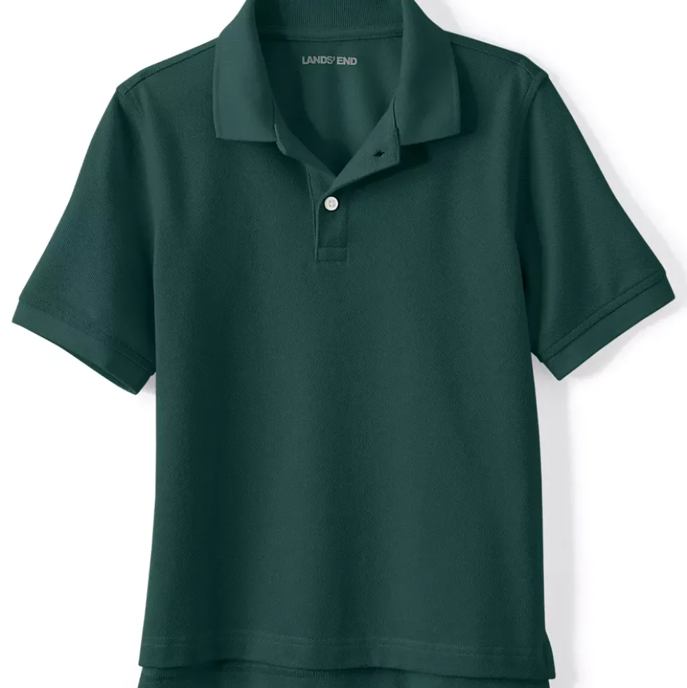 School Uniform Kids Short Sleeve Mesh Polo Shirt