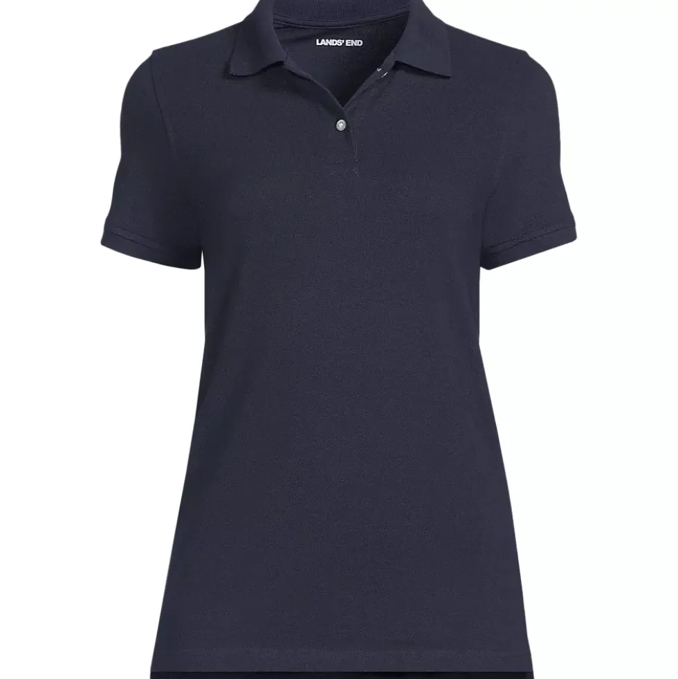 School Uniform Kids Short Sleeve Mesh Polo Shirt