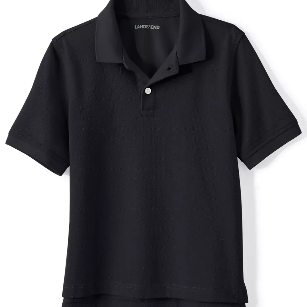 School Uniform Kids Short Sleeve Mesh Polo Shirt