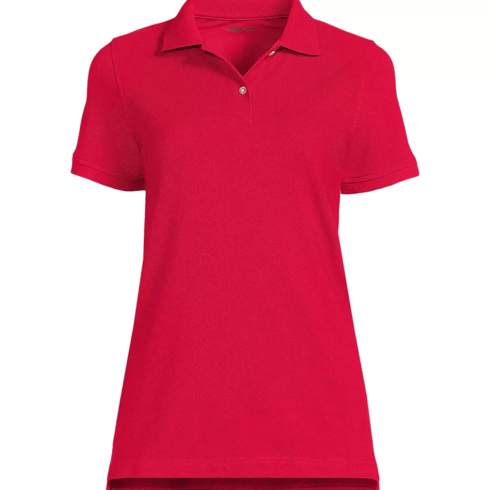 School Uniform Kids Short Sleeve Mesh Polo Shirt