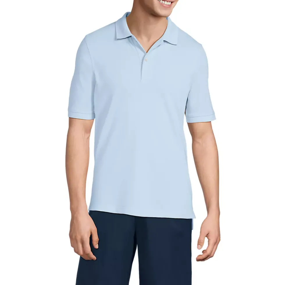 School Uniform Kids Short Sleeve Mesh Polo Shirt