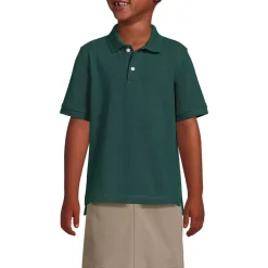 School Uniform Kids Short Sleeve Mesh Polo Shirt