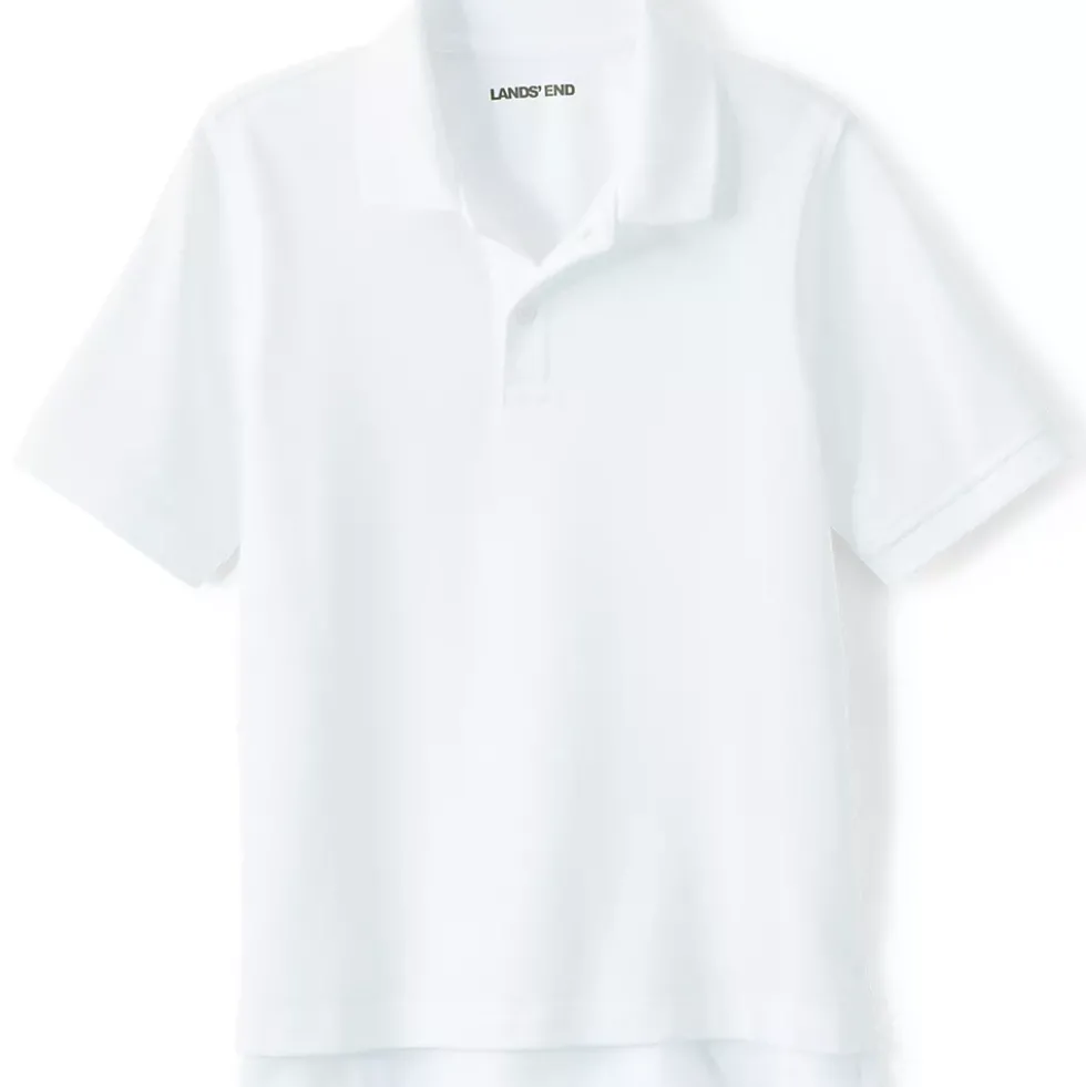 School Uniform Kids Short Sleeve Mesh Polo Shirt