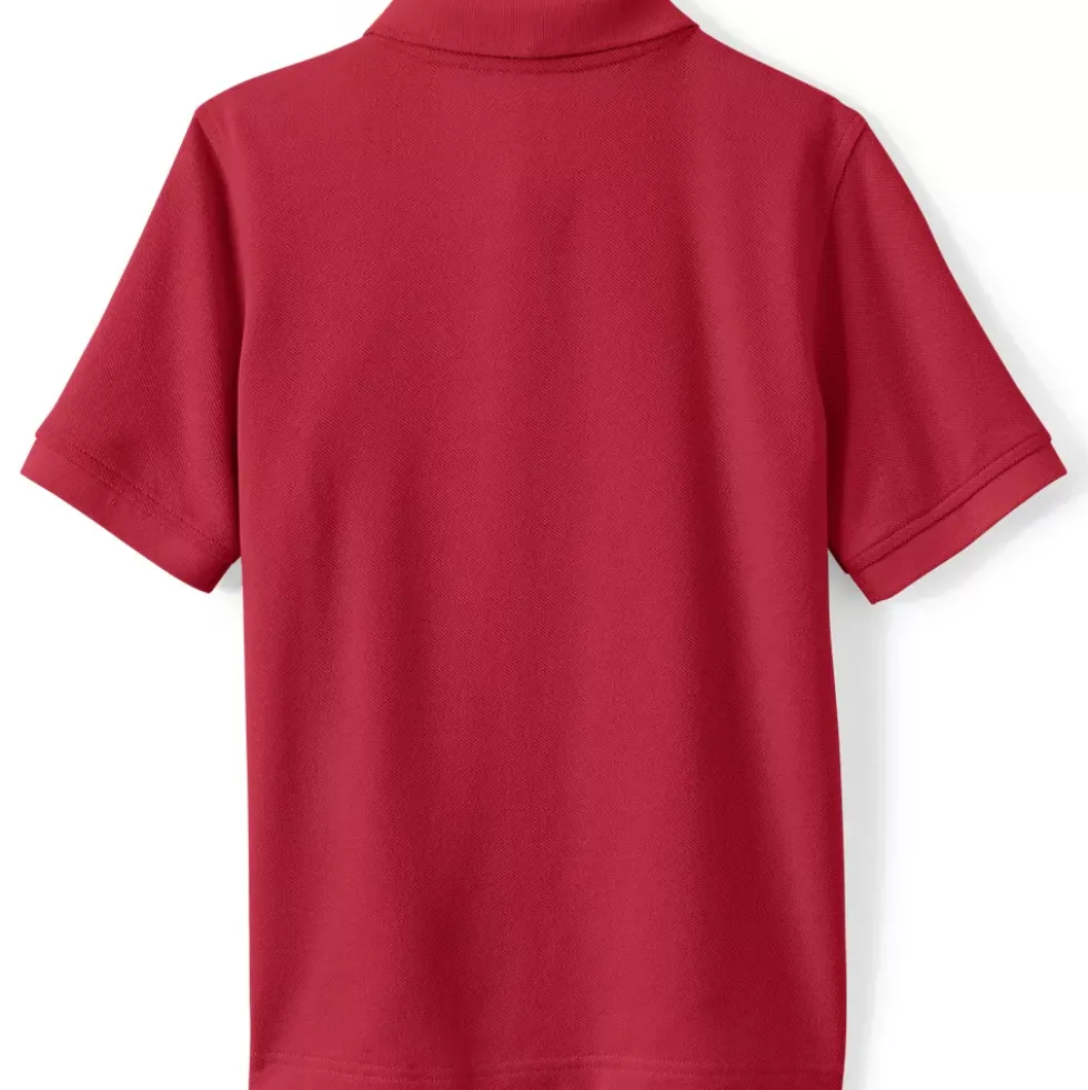 School Uniform Kids Short Sleeve Mesh Polo Shirt