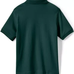 School Uniform Kids Short Sleeve Interlock Polo Shirt
