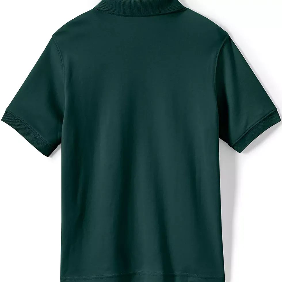 School Uniform Kids Short Sleeve Interlock Polo Shirt