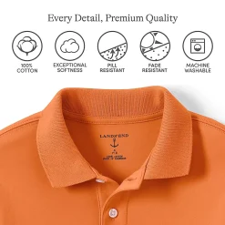 School Uniform Kids Short Sleeve Interlock Polo Shirt