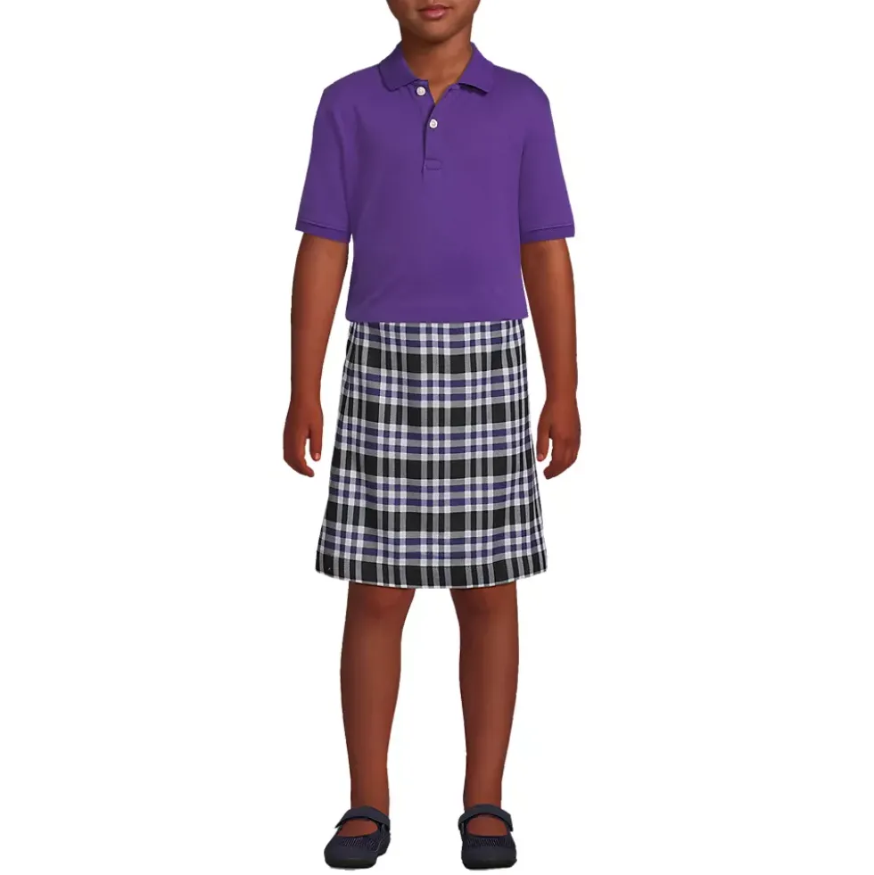 School Uniform Kids Short Sleeve Interlock Polo Shirt