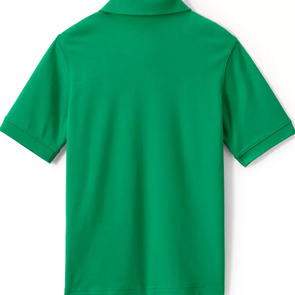 School Uniform Kids Short Sleeve Interlock Polo Shirt