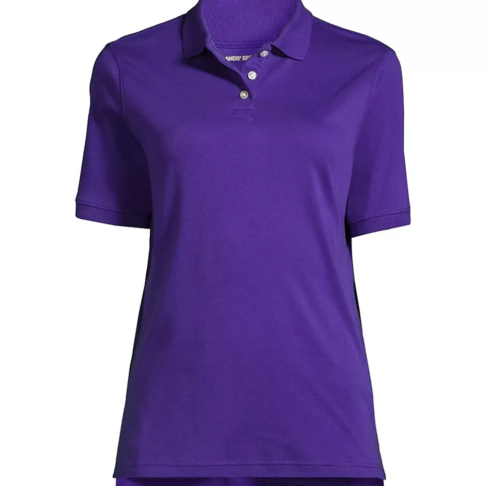 School Uniform Kids Short Sleeve Interlock Polo Shirt