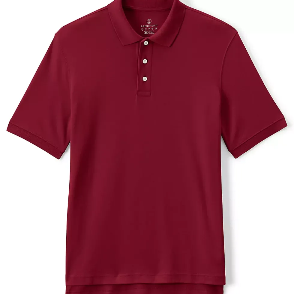 School Uniform Kids Short Sleeve Interlock Polo Shirt