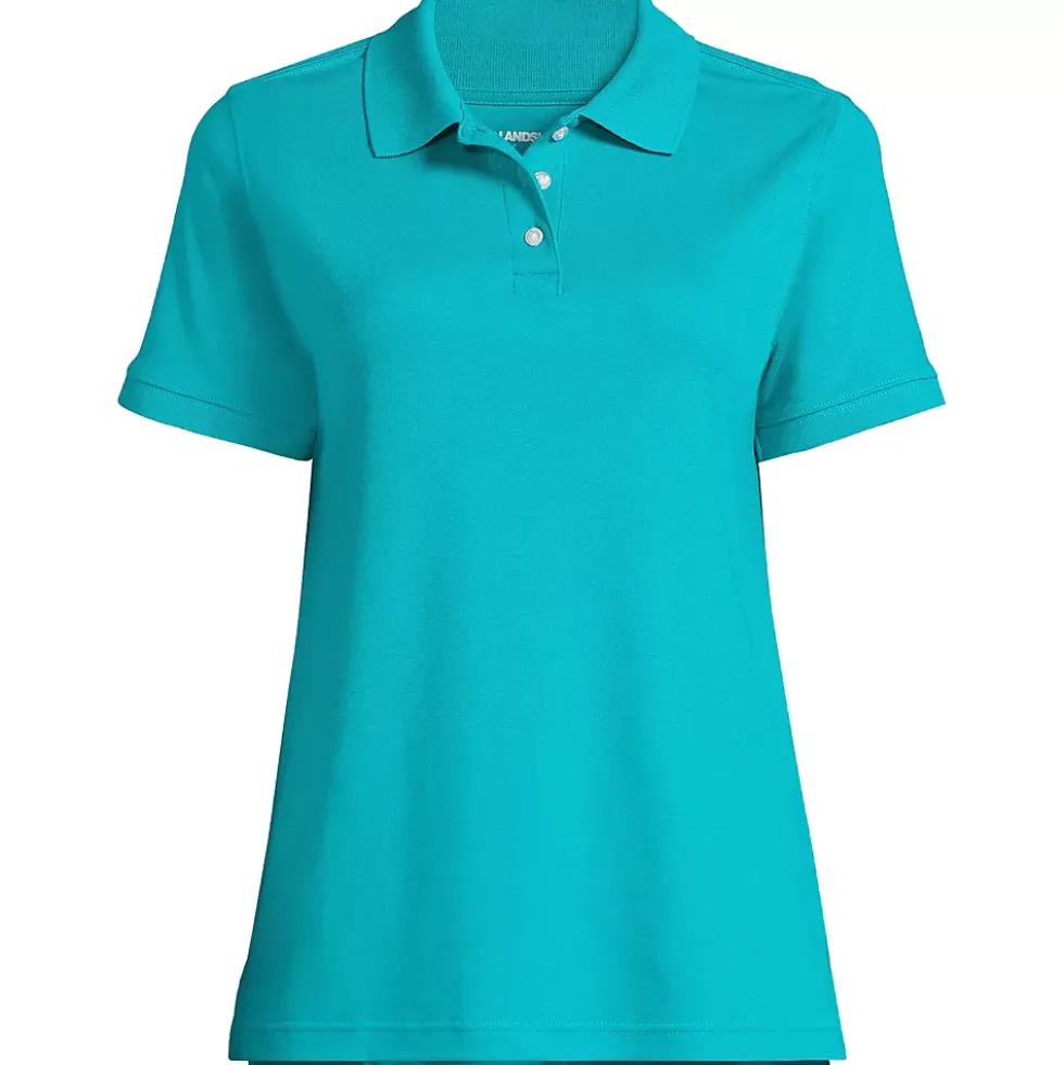 School Uniform Kids Short Sleeve Interlock Polo Shirt