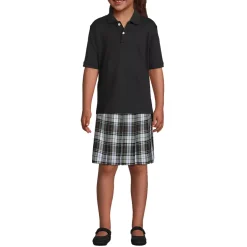 School Uniform Kids Short Sleeve Interlock Polo Shirt