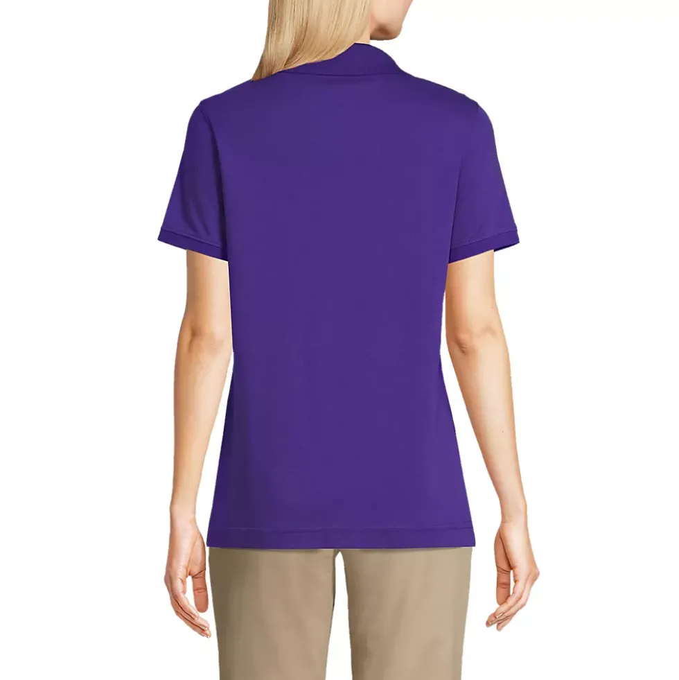 School Uniform Kids Short Sleeve Interlock Polo Shirt