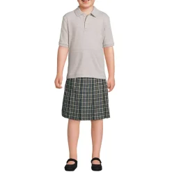 School Uniform Kids Short Sleeve Interlock Polo Shirt