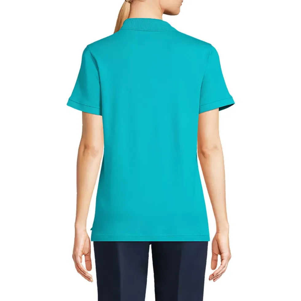 School Uniform Kids Short Sleeve Interlock Polo Shirt