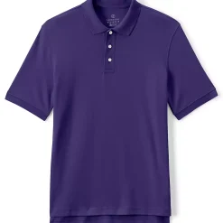 School Uniform Kids Short Sleeve Interlock Polo Shirt