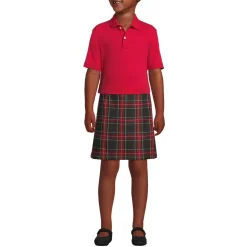School Uniform Kids Short Sleeve Interlock Polo Shirt
