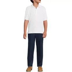 School Uniform Kids Short Sleeve Interlock Polo Shirt